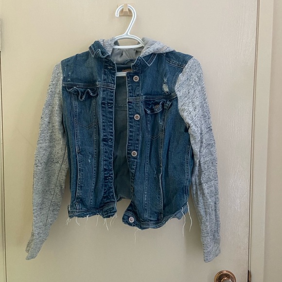 Hollister Hoodie Denim Jacket - Picture 2 of 3